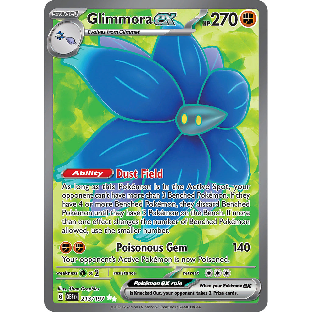 Glimmora ex 213/197 Obsidian Flames