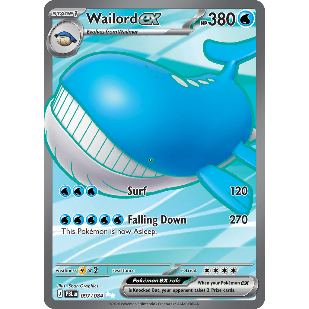 Wailord ex 097/084 Pitch Black