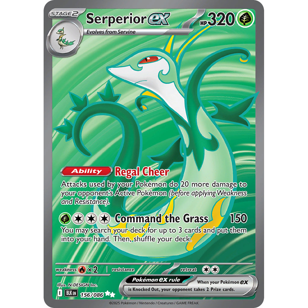 Serperior ex 156/086 Black Bolt