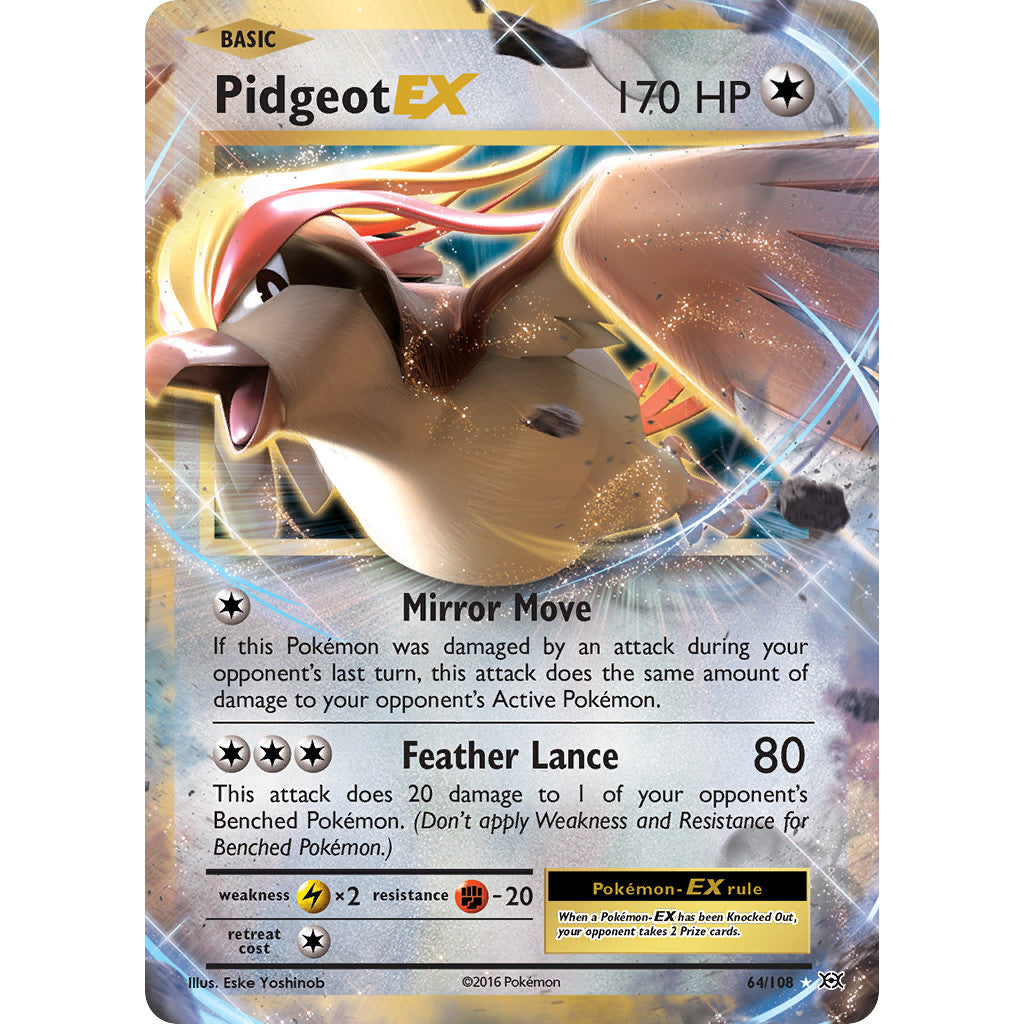 Pidgeot EX 64/108 Evolutions