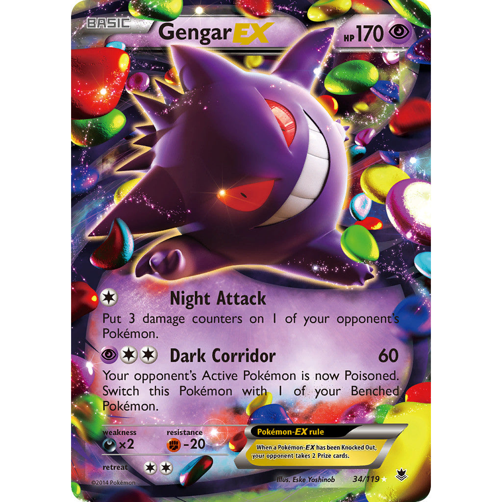 Gengar EX 34/119 Phantom Forces