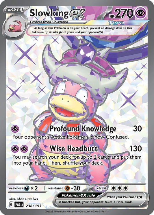 Pokemon TCG - Slowking EX Full Art - #238 - Paldea Evolved - Near Mint