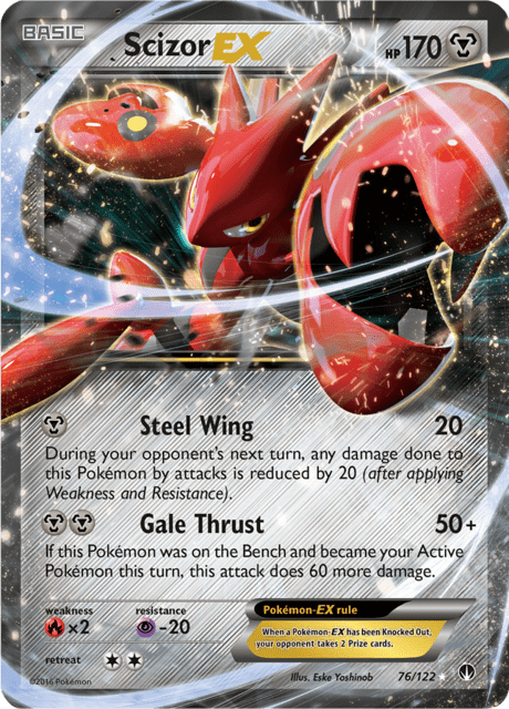 Pokemon TCG - Scizor EX - #76 - Breakpoint - MP