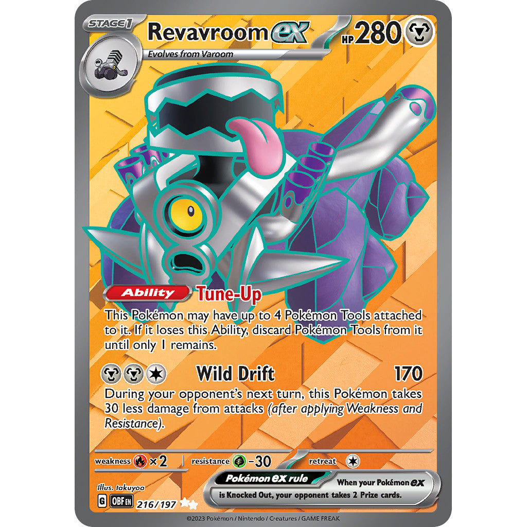 Revavroom ex 216/197 Obsidian Flames
