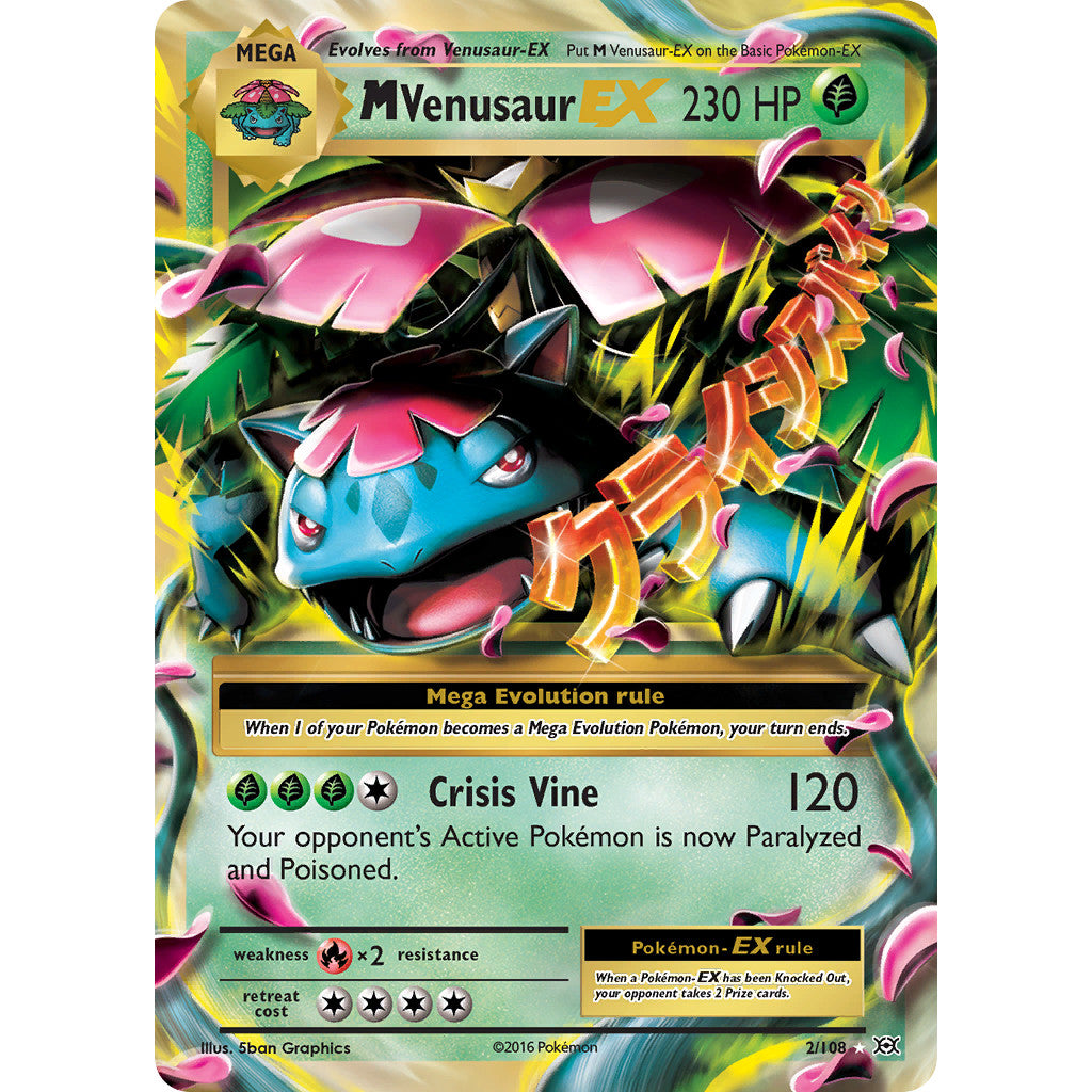 M Venusaur EX 2/108 Evolutions