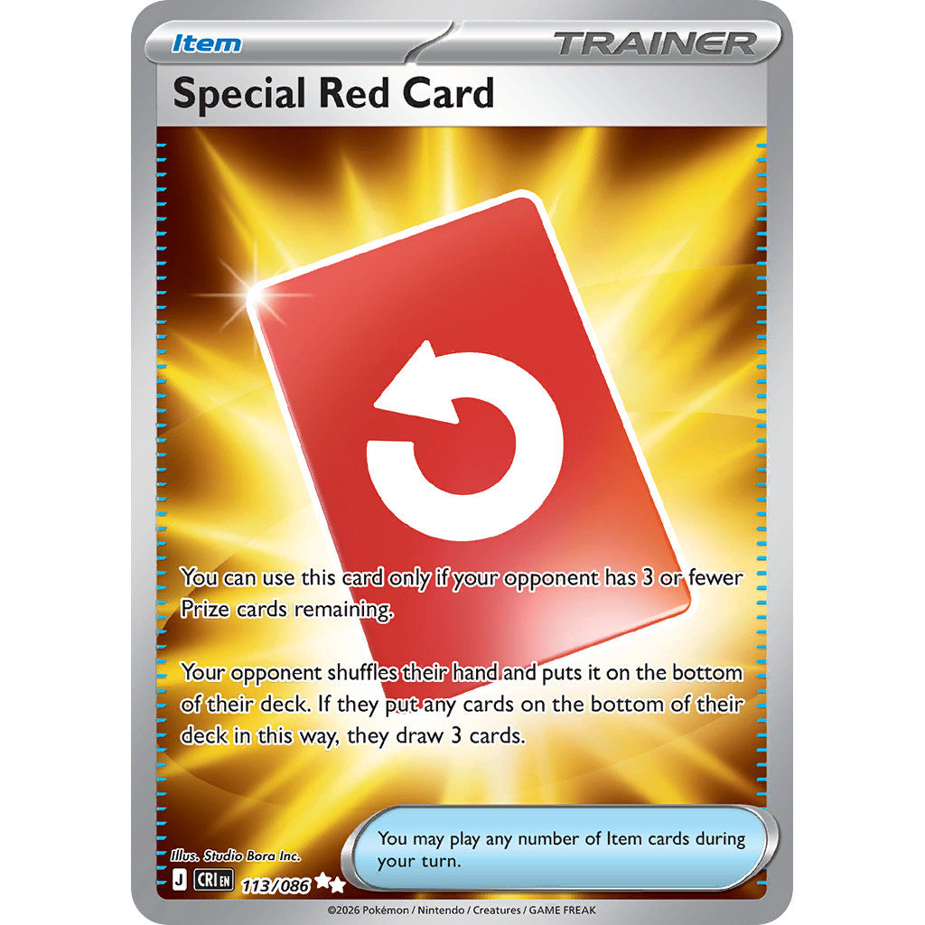 Special Red Card 113/086 Chaos Rising
