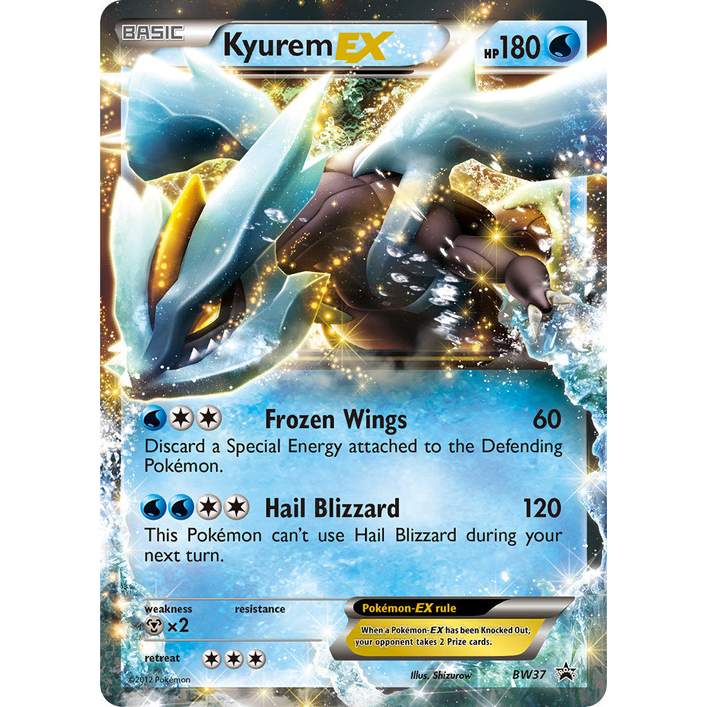Kyurem EX BW37 BW Black Star Promos