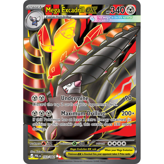 Mega Excadrill ex 103/084 Pitch Black