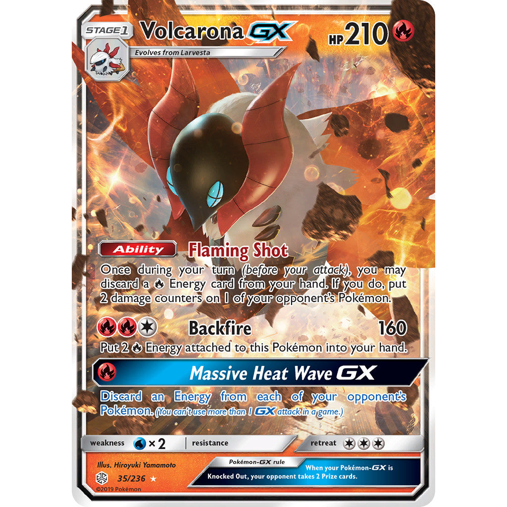 Volcarona GX 35/236 Cosmic Eclipse