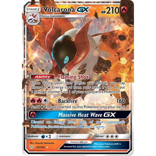 Volcarona GX 35/236 Cosmic Eclipse
