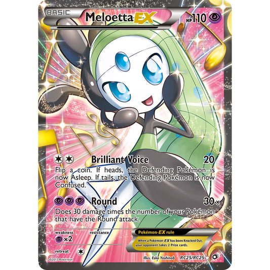Meloetta EX RC25/RC25 Legendary Treasures