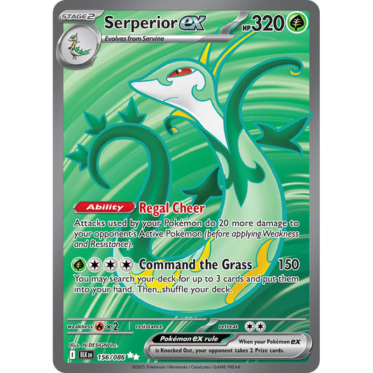 Serperior ex 156/086 Black Bolt