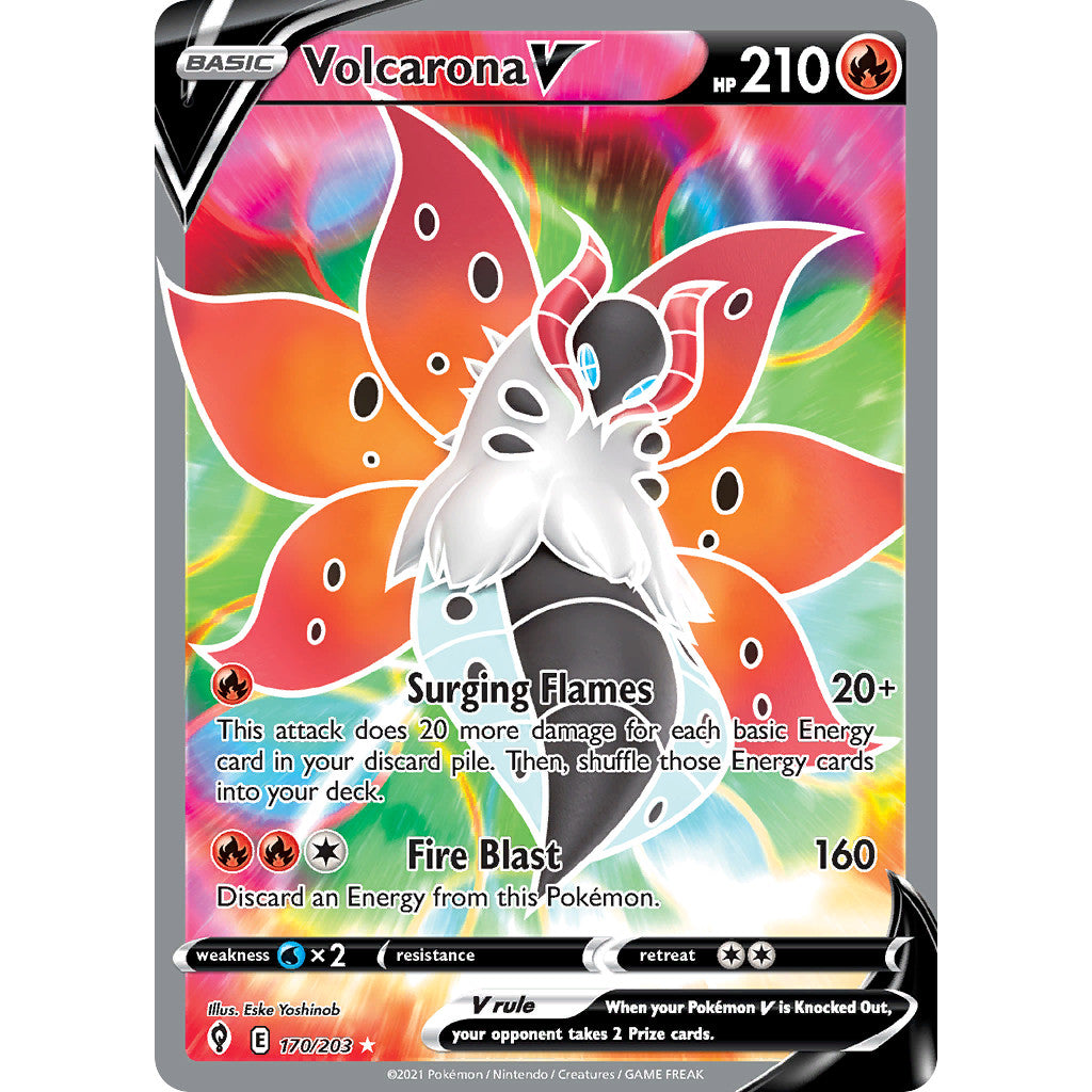 Volcarona V 170/203 Evolving Skies