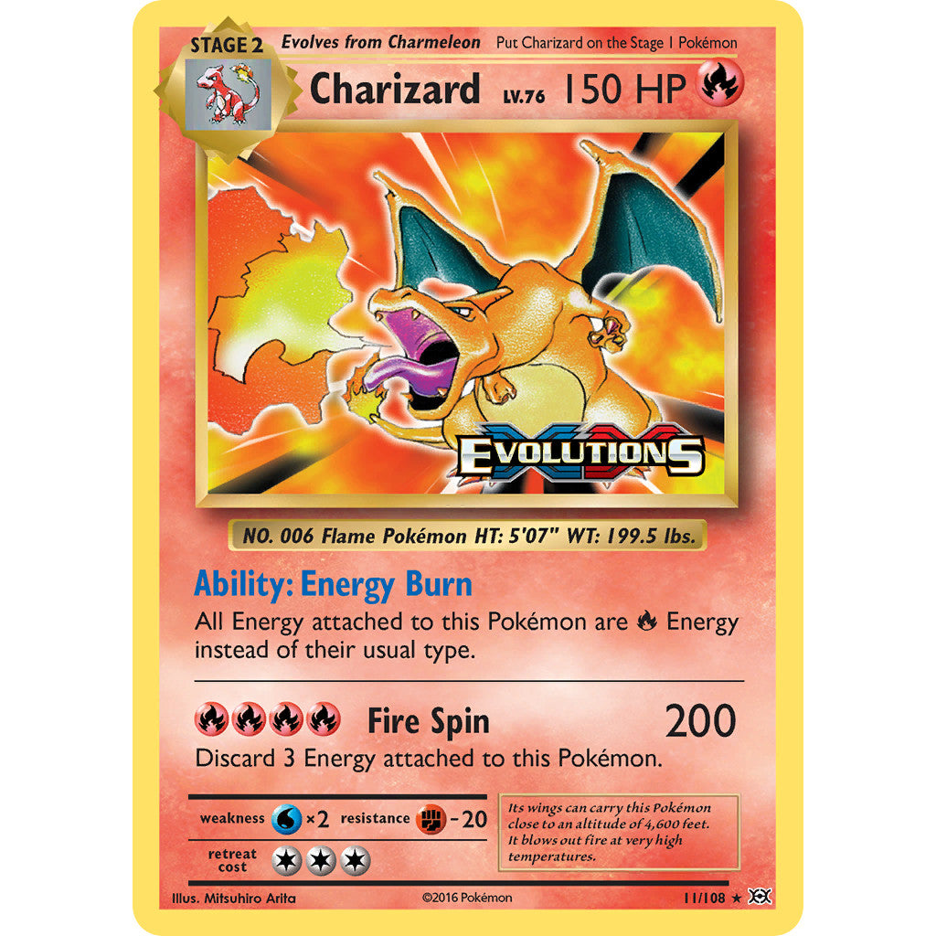 Charizard 11/108 Evolutions